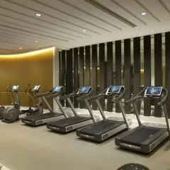 Отель The Leela Palace New Delhi Нью-Дели фитнесс-зал