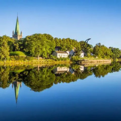 Отель Nidaros Pilegrimsgård Норвегия, Тронхейм - отзывы, цены и фото номеров - забронировать отель Nidaros Pilegrimsgård онлайн приотельная территория