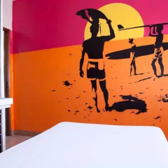Hostel & Surfcamp 55 фитнесс-зал