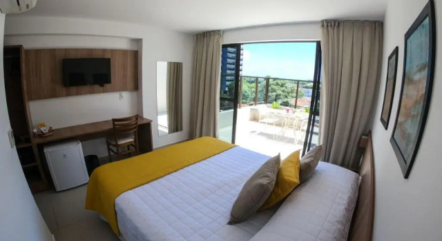 Standard- tredobbelt værelse med altan Villa Park Hotel Recife