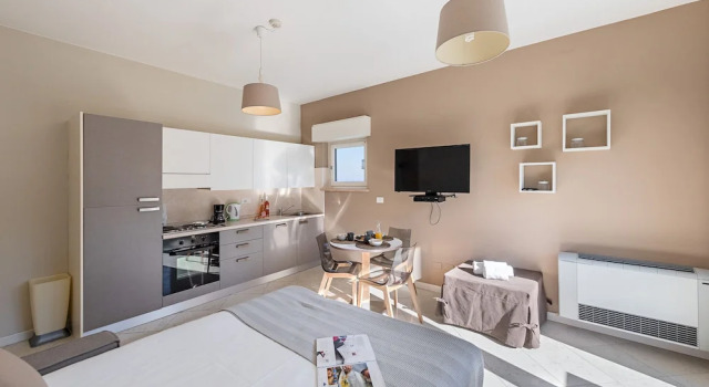 Студия с балконом Residenza Miralago by Wonderful Italy
