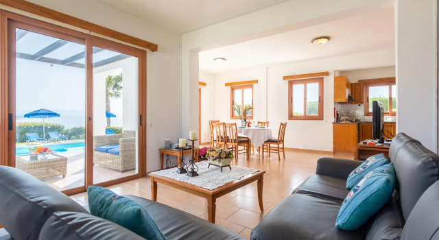 Villa Pelagos Large Private Pool Walk to Beach Sea Views A C Wifi - 2429