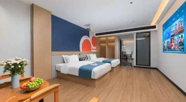 Люкс Huizhou Tingbo Apartment (Wanruncheng Shopping Center, Chenglongxi Street, Boluo County)