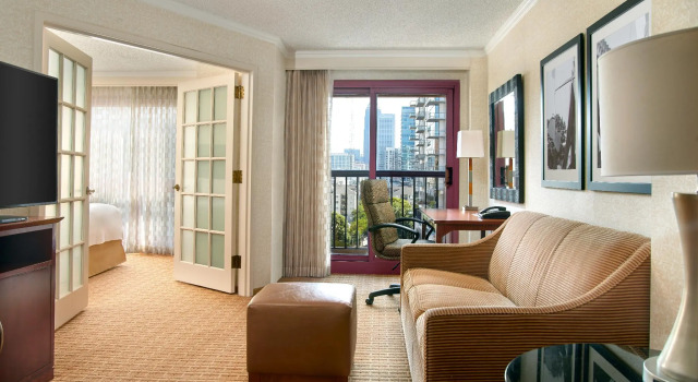 Люкс c 1 комнатой Atlanta Marriott Suites Midtown