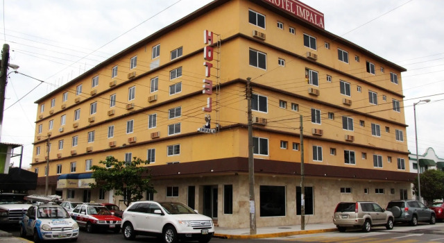 Impala Hotel in front of the ADO