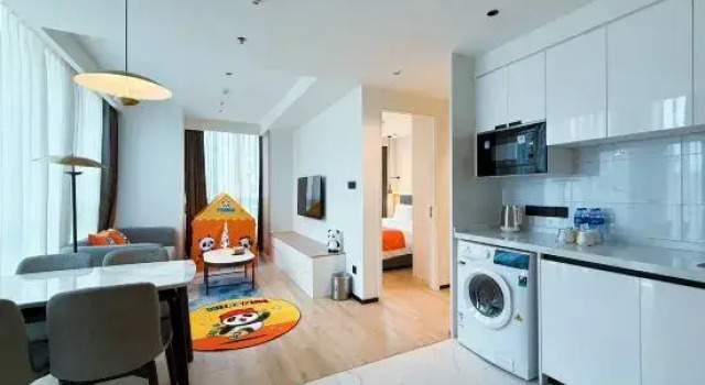 Семейный люкс с 2 комнатами Citadines Guanghua Chengdu