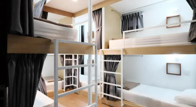 Кровать в общем номере (женский номер) Wayha Hostel Don Mueang Airport