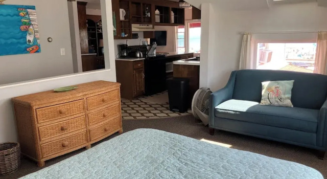 Люкс с балконом и с видом на океан Grand View Motel