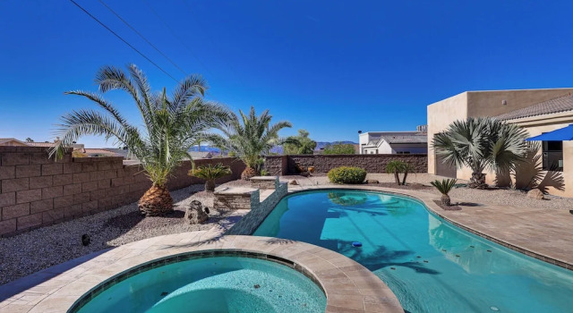 Pool & Hot Tub: Luxe Lake Havasu Home