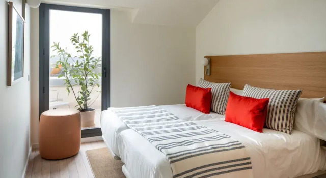 1 makuuhuone Standard kattohuoneisto huone Aparthotel Libere Vitoria