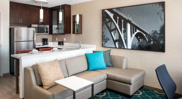 Студия Residence Inn by Marriott Los Angeles Pasadena/Old Town