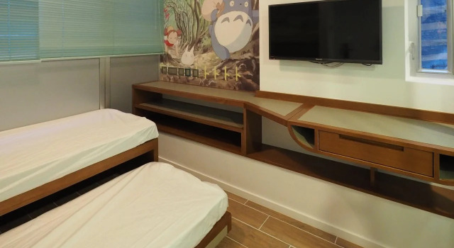 Panda's Hostel - Comics, Boek Hostel Tsim Sha Tsui Hongkong, in de buurt van The ONE