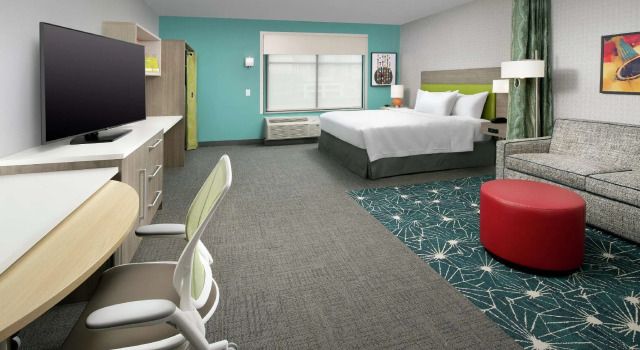 Двухместная студия Hearing accessible Отель Home2 Suites by Hilton Nashville Downtown Convention Center