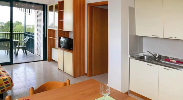 Апартаменты Comfort с 2 комнатами с балконом Apartment in the Residence Delle Terme in Bibione Spiaggia