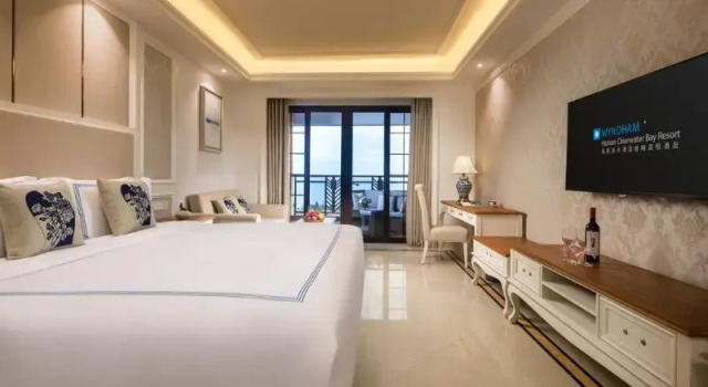 Двухместный номер Premium с видом на океан Wyndham Hainan Clearwater Bay Resort