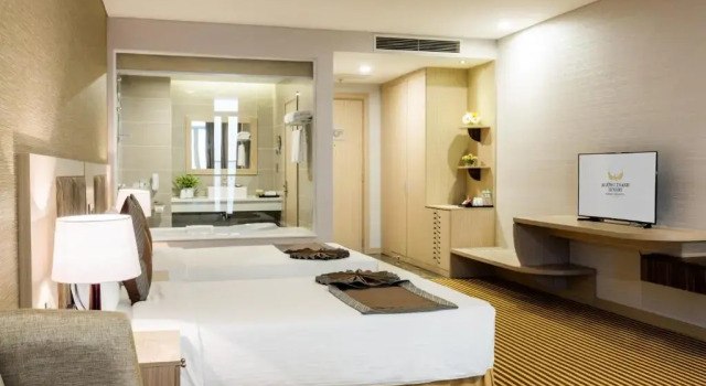 Двухместный номер Deluxe с видом на море Muong Thanh Luxury Khanh Hoa