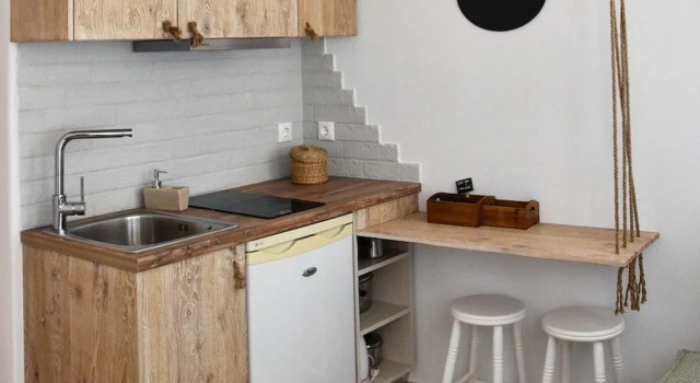 Люкс с балконом и с видом на море Angelos Design Suites