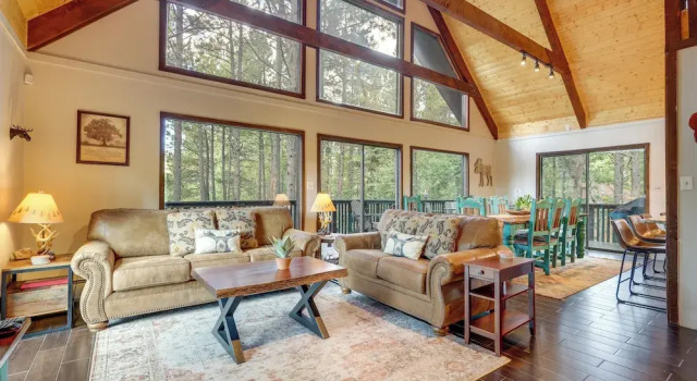 Коттедж Deluxe A-frame Home w/ Game Room & Deck!