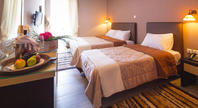 Двухместный номер Standard с видом на море Kyparissia Beach Hotel