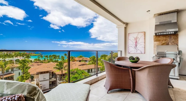 Номер Standard с 2 комнатами с видом на океан NEW Luxury 3 Bedroom Penthouse with Panoramic Ocean Views at Wailea Beach Villas Complimentary Rental Car WBV-PH412 by KBM Resorts