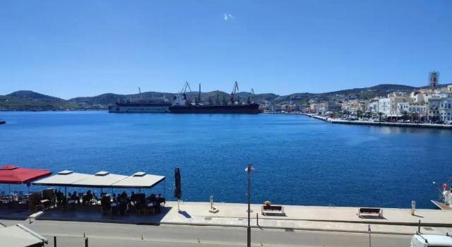 Одноместный номер Standard с видом на море Hotel Aktaion Syros