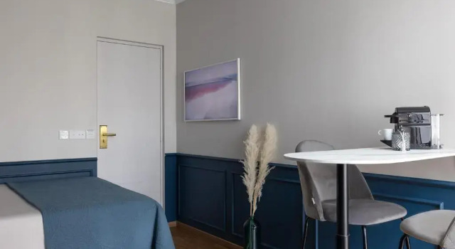 Студия Deluxe Appart Hôtel Résidence Courcelle
