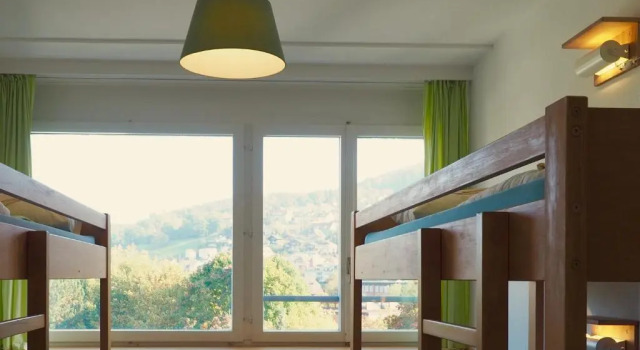 Кровать в общем номере Hostel 77 Bern