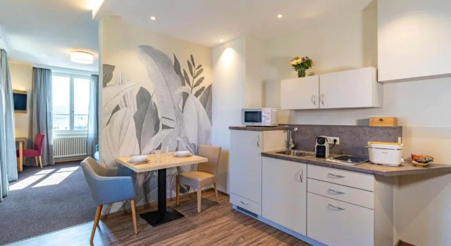 Апартаменты с балконом Apartment Hotel Schreier