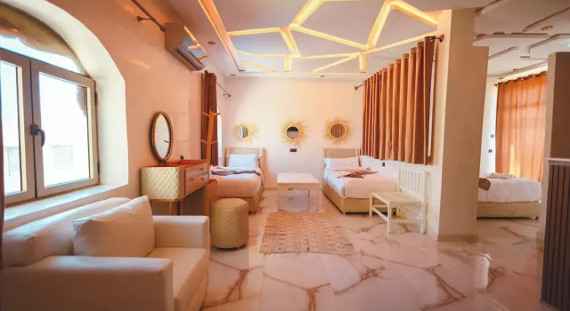 Люкс с балконом и с видом на парк Kasbah Merzouga