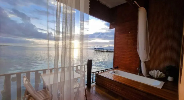 Двухместный номер Deluxe с видом на море 44Kohsaraihomestay