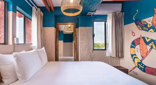 Двухместный номер Micro Отель Selina Cancun Laguna Hotel Zone