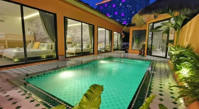Вилла с 4 комнатами Dojo pool villa