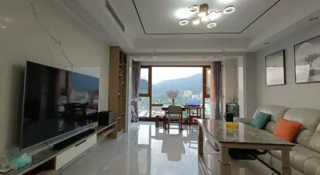 Двухместный люкс с 2 комнатами с видом на реку Dongjiang Lake Dongya Apartment