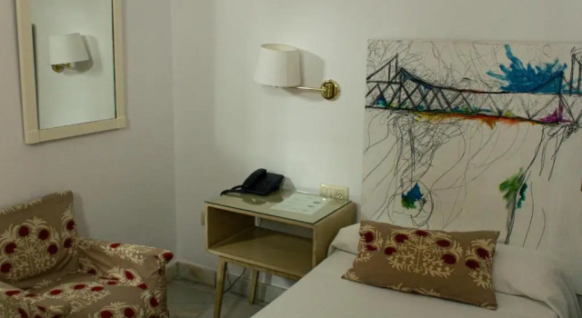 Одноместный номер Standard Цокольный этаж Hotel Alcántara