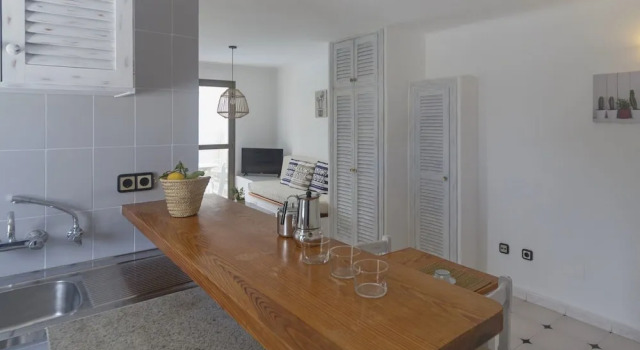 Апартаменты c 1 комнатой с балконом и с видом на бассейн Apartamentos Barbarroja - Formentera Break