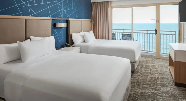 Люкс SpringHill Suites by Marriott Virginia Beach Oceanfront
