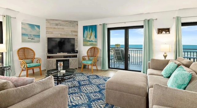 Коттедж Oceanview 3 Bedroom Condo New Smyrna Beach FL