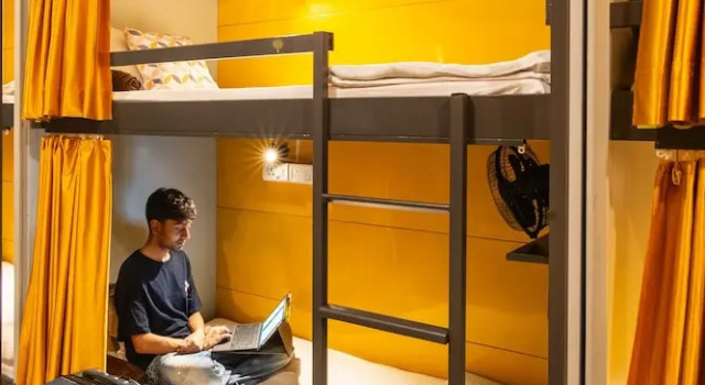 Кровать в общем номере (мужской номер) Forrest Hostels