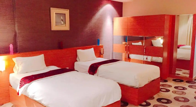 Lüks çift kişilik oda Grand Palace Hotel Erbil