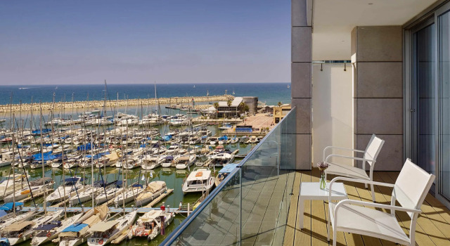 Двухместный номер Deluxe с видом на гавань The Ritz-Carlton, Herzliya