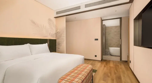 Двухместный люкс Deluxe Hilton Garden Inn Jinan Olympic Sports Center