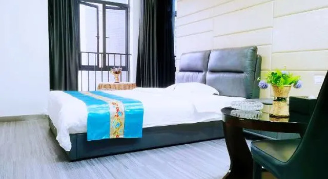 Люкс Deluxe Guangzhou Jinhe Business Apartment (Haizhu Wanda-Hesheng Plaza)