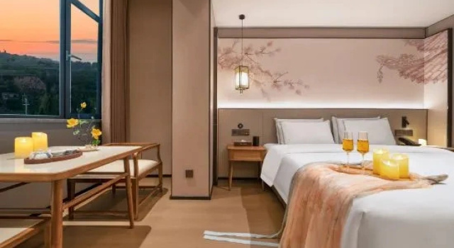 Люкс Moshang Qingya Hotel (Wang Family Courtyard Lingshi East Station Branch, Lingshi, Jinzhong)