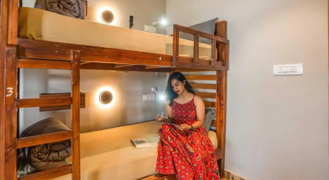 Кровать в общем номере (женский номер) HosteLife Gokarna