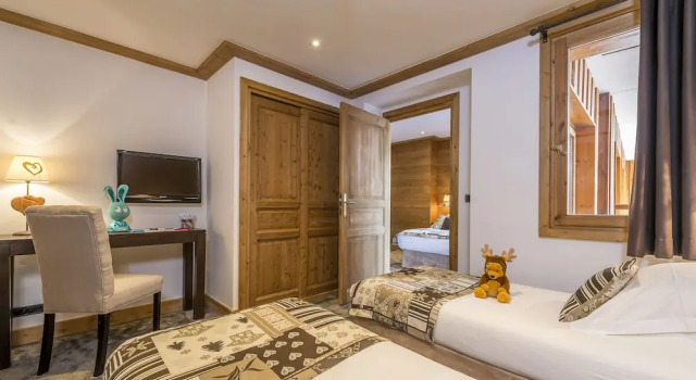 Семейный номер Standard с балконом Hotel La Chaudanne