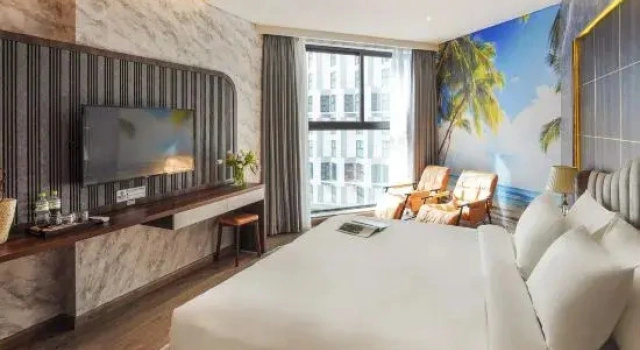 Полулюкс с видом на бассейн Apec Mandala Sunrise Ocean Resort Mũi Né