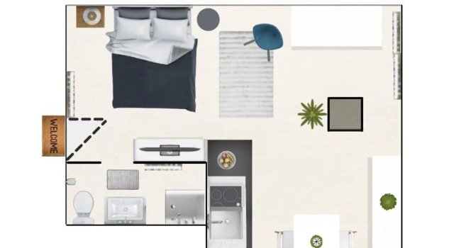 Апартаменты The Hidden Studio; Comfy & close to the Lake