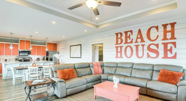 Коттедж 'the Beach House' Bolivar Peninsula Family Getaway