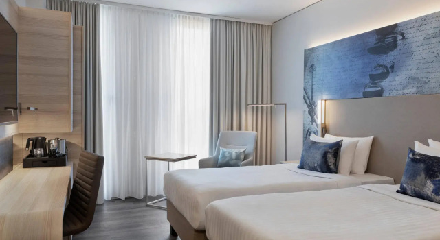 Luxo Casal quarto Courtyard by Marriott Munich Garching