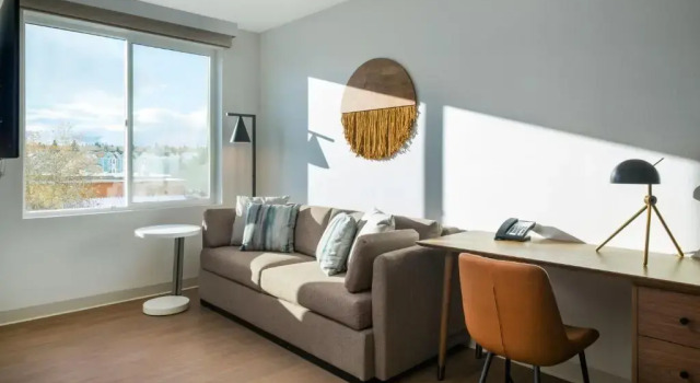 1 slaapkamer Tweepersoonssuite uitzicht op de stad Element by Marriott Reno Experience District